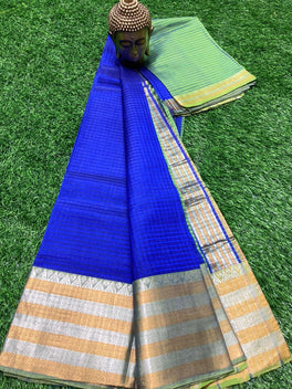 MANGALAGIRI PATTU TEMPLE BORDER DORIA SAREE