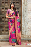 Load image into Gallery viewer, Banarasi Soft Silk Saree