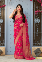 Load image into Gallery viewer, Banarasi Soft Silk Saree