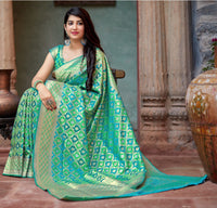Load image into Gallery viewer, Banarasi Satin Silk Saree