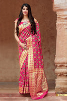 Load image into Gallery viewer, Banarasi Patola Soft Silk Saree
