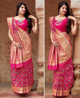 Load image into Gallery viewer, Banarasi Patola Soft Silk Saree