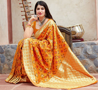 Load image into Gallery viewer, Banarasi Patola Soft Silk Saree