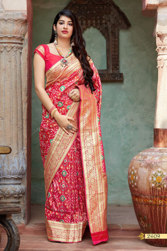Banarasi Silk Tissue Patola Saree