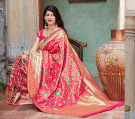 Banarasi Silk Tissue Patola Saree
