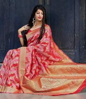 Load image into Gallery viewer, Banarasi Satin Silk Saree