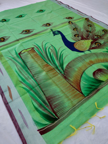 Lenin Fancy Paint Saree