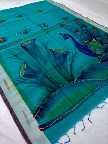 Lenin Fancy Paint Saree