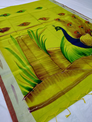 Lenin Fancy Paint Saree