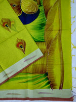Load image into Gallery viewer, Lenin Fancy Paint Saree