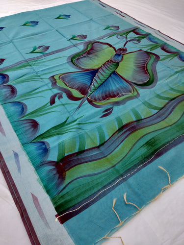 Lenin Fancy Paint Saree