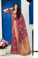 Load image into Gallery viewer, Banarasi Silk Sona Chand Saree