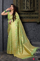 Load image into Gallery viewer, Banarasi Silk Sona Chand Saree