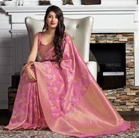 Load image into Gallery viewer, Banarasi Silk Sona Chand Saree