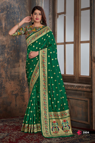 Gorgeous Paithani Patola Soft Silk Saree