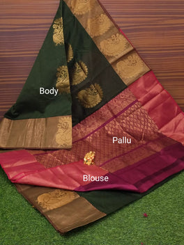 Kuppadam Rich Silk Cotton Saree