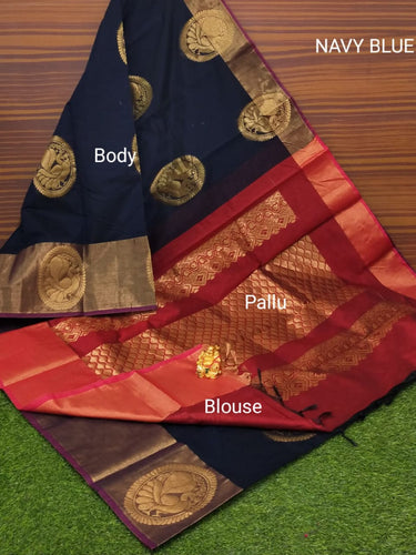 Kuppadam Rich Silk Cotton Saree