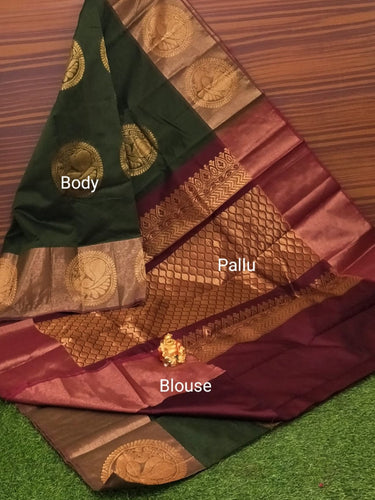 Kuppadam Rich Silk Cotton Saree
