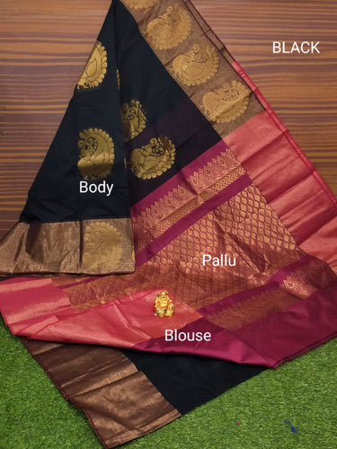 Kuppadam Rich Silk Cotton Saree
