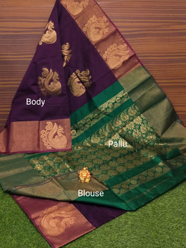 Kuppadam Rich Silk Cotton Saree