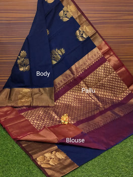Kuppadam Rich Silk Cotton Saree
