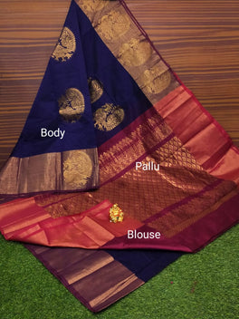 Kuppadam Rich Silk Cotton Saree