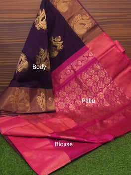Kuppadam Rich Silk Cotton Saree