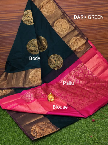 Kuppadam Rich Silk Cotton Saree