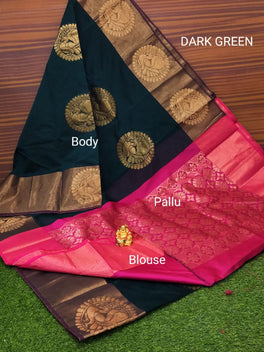 Kuppadam Rich Silk Cotton Saree