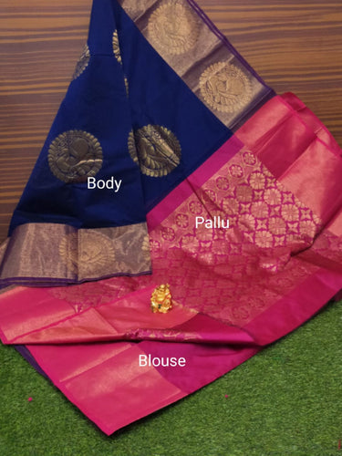 Kuppadam Rich Silk Cotton Saree