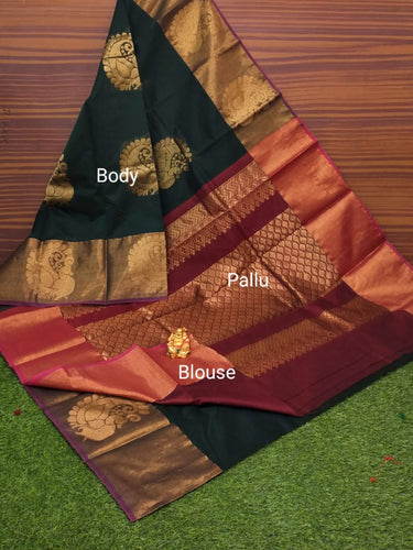 Kuppadam Rich Silk Cotton Saree
