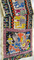 Load image into Gallery viewer, Kalamkari Chanderi Silk Multi Colour Handpainted Saree