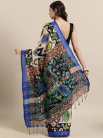 Load image into Gallery viewer, New Attractive Linen Kalamkari Saree