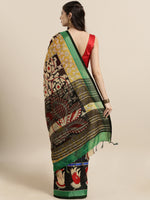 Load image into Gallery viewer, New Attractive Linen Kalamkari Saree