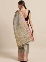 Load image into Gallery viewer, Charvi Attractive Kora Muslin Silk Women&#39;s Sarees