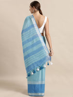 Load image into Gallery viewer, Latest Attractive Stylish Pumpum Angolla Linen Women&#39;s Sarees