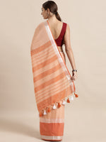 Load image into Gallery viewer, Latest Attractive Stylish Pumpum Angolla Linen Women&#39;s Sarees