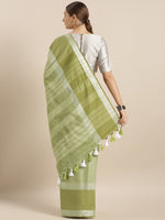 Load image into Gallery viewer, Latest Attractive Stylish Pumpum Angolla Linen Women&#39;s Sarees