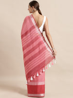 Load image into Gallery viewer, Latest Attractive Stylish Pumpum Angolla Linen Women&#39;s Sarees