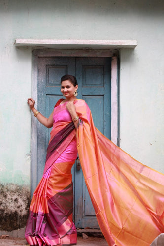 Uppada Pure Silk Handwoven Silk Saree