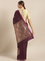 Load image into Gallery viewer, Trendy Attractive Kanchi Style Banarsi Silk Women&#39;s Saree