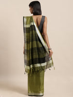 Load image into Gallery viewer, Tanya Adorable Linen Checkered Women's Sarees