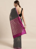 Load image into Gallery viewer, Stylish Shona Chandi Bandhej Banarasi Silk Saree