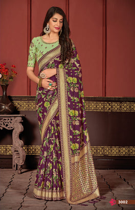 Elegant Banarasi Soft Silk Saree