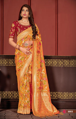 Elegant Banarasi Soft Silk Saree