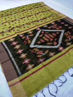 Load image into Gallery viewer, Fancy Cotton Pochampalli Pallu Saree