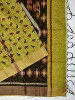 Load image into Gallery viewer, Fancy Cotton Pochampalli Pallu Saree