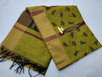 Load image into Gallery viewer, Fancy Cotton Pochampalli Pallu Saree