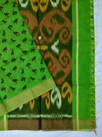 Load image into Gallery viewer, Fancy Cotton Pochampalli Pallu Saree