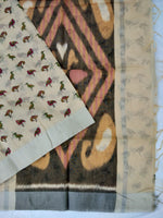 Load image into Gallery viewer, Fancy Cotton Pochampalli Pallu Saree